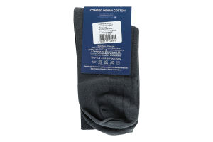 Шкарпетки чоловічі Moi Faini №113018 39-41 темно-сірий