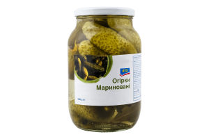 Огірки мариновані пастеризовані aro с/б 980г