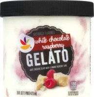 Ahold Gelato White Chocolate Raspberry