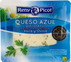 Сир 50% з блакитною пліснявою з овечого та коров'ячого молока Reny Picot лоток 100г