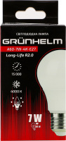 Лампа LED Long-Life R2 A60 7W 4K E27 Grunhelm