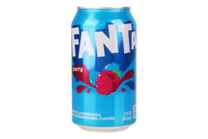 Напиток безалкогольный газированный ароматизированный Berry Fanta ж/б 355мл