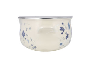 Каструля емальована 5л №1449042 Квіти Afyon Ev Gerecleri Zuccaciye Dis Ticaret Ltd STI 1шт