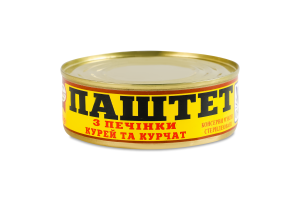 Паштет з печінки курей та курчат Онисс з/б 240г