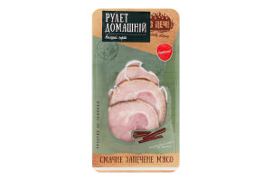 Рулет из свинины Домашний З печі в/к в/с лоток 100г