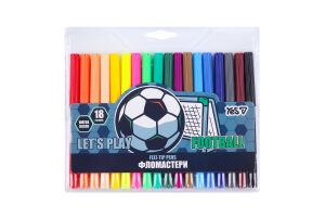 Фломастери Yes! Football 18кол