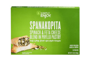 Simply Enjoy Spanakopita Spinach & Feta Cheese Blend In Phyllo Pastry - 12 CT