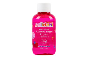 Ополаскиватель для ротовой полости для детей от 6лет Ягодный микс Junior Solident 100мл