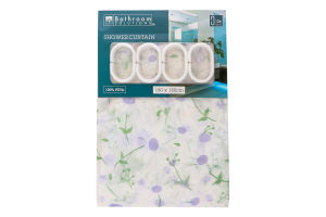 Штора для ванной комнаты с крючками 180х180см №CY2300260 Bathroom Solutions 1шт в ассорт