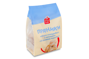 Пряники заварні глазуровані з начинкою Зі смаком пломбіру Fine Life м/у 300г