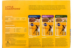 Pedigree Little Champions Food For Dogs Variety Pack - 12 CT