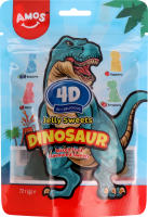 Цукерки Amos Динозаври 4D асорті желейні