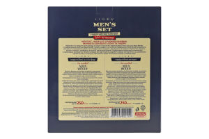 Набір Men's set Гель д/душу 250мл+Шампунь 250мл Liora