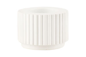 Свічник MBM My Home круглий білий SK-37