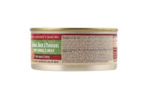 Корм д/котів з куркою качкою та фазаном 100г ж/б Карнілав