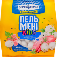 Пельмені з індичим та курячим м'ясом Kids Хрещатик м/у 600г