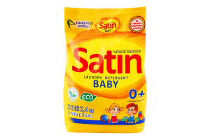 Порошок пральний для дитячого одягу безфосфатний Universal Baby Satin Natural Balance 2.4кг