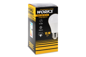 Лампа LED Work'S Long-Life A60-15W-3K-E27 136530