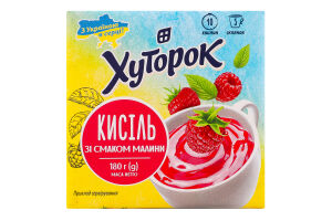 Кисель со вкусом малины Хуторок м/у 180г