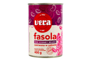 Квасоля червона в розсолі Vera з/б 400г