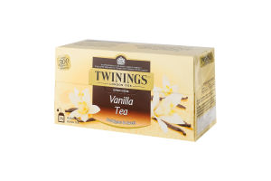 Чай чорний з ароматом ванілі Twinings к/у 25x2г