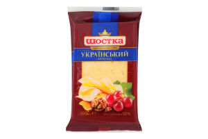 Сыр 50% твердый Украинский фирменный Шостка м/у 160г