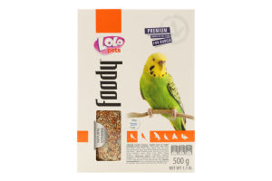Корм д/хвилястих папуг 500г Lolo Pets