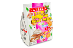 Мини-хлебцы пшеничные Грибы в сметане Trapeza м/у 90г