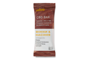 Батончик Финики&Семечки CBD Pephemp м/у 50г