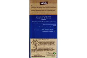 Back to Nature Macaroni & Cheese Dinner