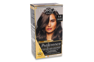 Фарба для волосся стійка Preference №3.0 L'Oreal Paris 1шт