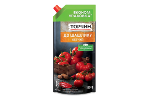 Кетчуп пастеризованный К шашлыку Торчин д/п 380г