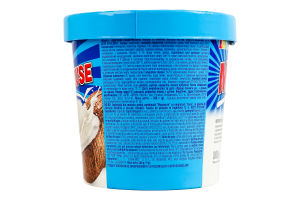 Мороженое 12% с наполнителем, крошками кондитерской глазури и печенья Кокос Maximuse Laska ст 300г