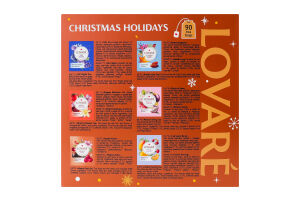 Колекція чаїв Christmas holidays Lovare к/у 6х15шт
