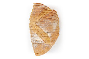 Хліб половинка в нарізці подовий Домашній Надзбруччя хліб м/у 500г