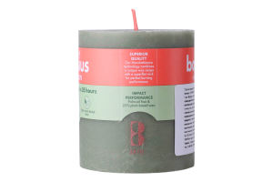 Свеча оливковая 8х6.8см №103668780370 Bolsius 1шт