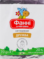 Сыр плавленый 20% Дружба Фанні м/у 70г