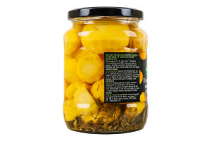 Патиссоны мини маринованные слабокислые стерилизованные Премиум Natur Bravo в/с c/б 670г