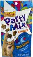Purina Friskies Party Mix Cat Treats Crunch Beachside