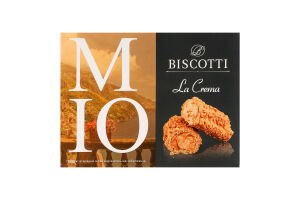 Пирожное заварное со сгущенным молоком M-io La Crema Biscotti к/у 0.19кг