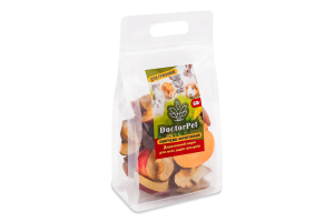 Ласощі д/гризунів Сублімовані овочі та фрукти 60г блістер Doctor Pet