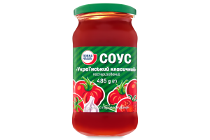 Соус пастеризованный Украинский классический Повна Чаша с/б 485г