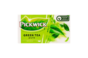Чай зеленый натуральный Pure Pickwick к/у 20х1.5г