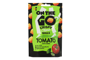Кульки сирні хрусткі Томати з зеленню On The Go д/п 30г