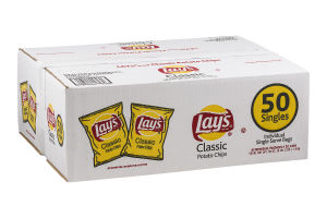 Lay's Classic Potato Chips - 50 PK