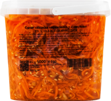 Морковь маринованная с кунжутом Повний Кошик ведро 1кг