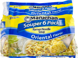 Maruchan Souper 6 Pack Oriental Flavor Ramen Noodle Soup - 6 PK
