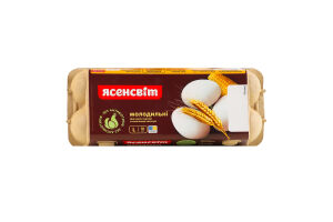 Яйца куриные пищевые столовые L С0 Молодильные Ясенсвіт к/у 10шт