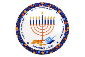 Smart Living Dinner Paper Plates Hanukkah - 8 CT