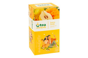 Чай зелений ароматизований з додаванням рослинної сировини Сонячна усмішка Tea Moments к/у 22х1.8г